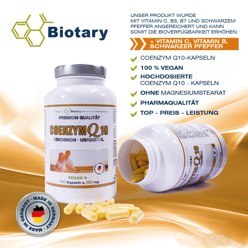 BIOTARY - BIOTARY - Coenzym Q10 240 Kapseln